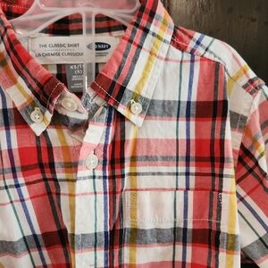 5T Old Navy Plaid Button-Up Shirt